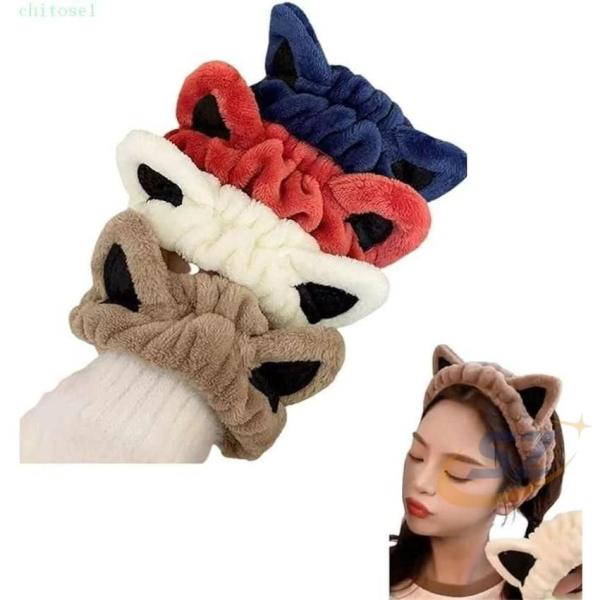 猫耳 ヘアバンド 洗顔 キャラクター ヘアターバン お風呂 化粧 かわいい 使いやすいゾンチーおしゃれ 人気 毎日使いやすい 実用性抜群 上品デザイン 長く使える