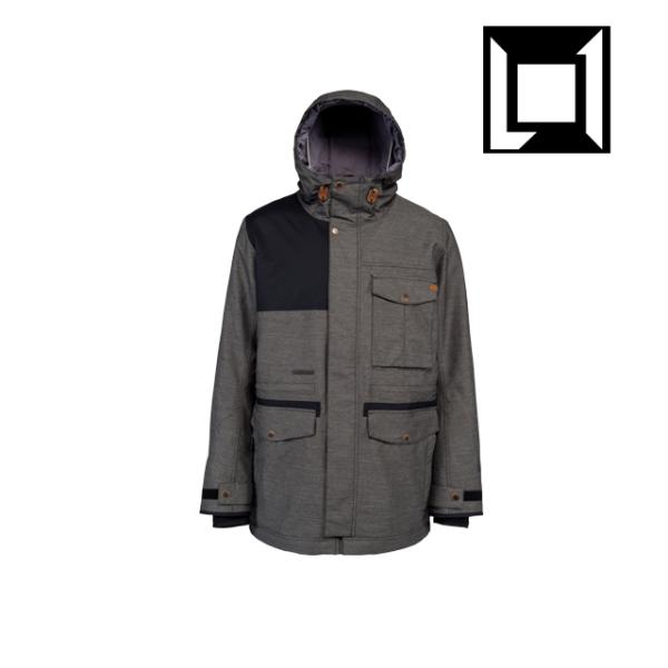 L-1スノーボードウェア　ジャケット L1 エルワン ジャケット HALSTED JACKET BLACK スノーボード ウェア
