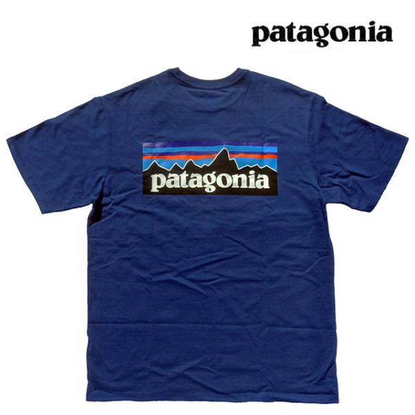 PATAGONIA パタゴニア P-6 ロゴ レスポンシビリティー メンズ Tシャツ P-6 LOGO RESPONSIBILI-TEE SPRB SUPERIOR BLUE 38504