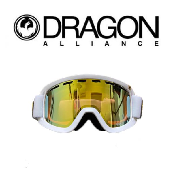 ドラゴン（DRAGON） ゴーグル GOGGLE D2 WHITE/GOLD IONIZED+AMBER