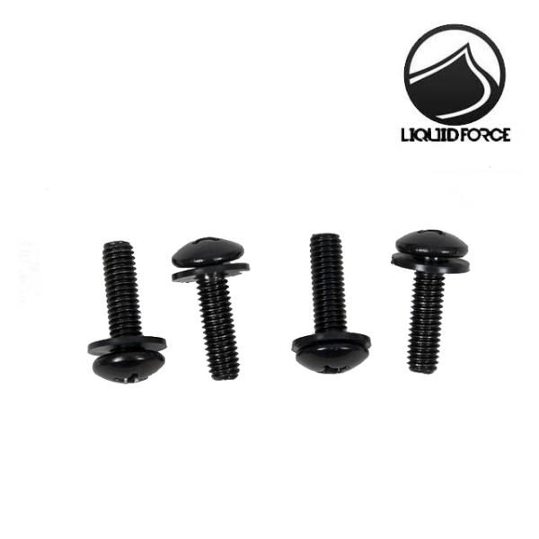 LIQUID FORCE LbhtH[X M6 lW M6-21mm METRIC BOARD BOLT KIT 4PK EGCN{[h p[c WAKEBOARD