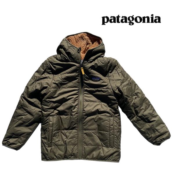 n*o様 パタゴニア　キッズ　リバーシブルレディフレディフーディダウン　S（7- patagonia PATAGONIA パタゴニア キッズ リバーシブル レディ