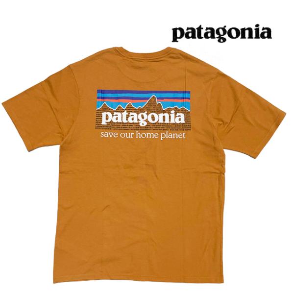 PATAGONIA p^SjA P-6 ~bV I[KjbN TVc P-6 MISSION ORGANIC T-SHIRT CLOO CLOUDBERRY ORANGE 37529