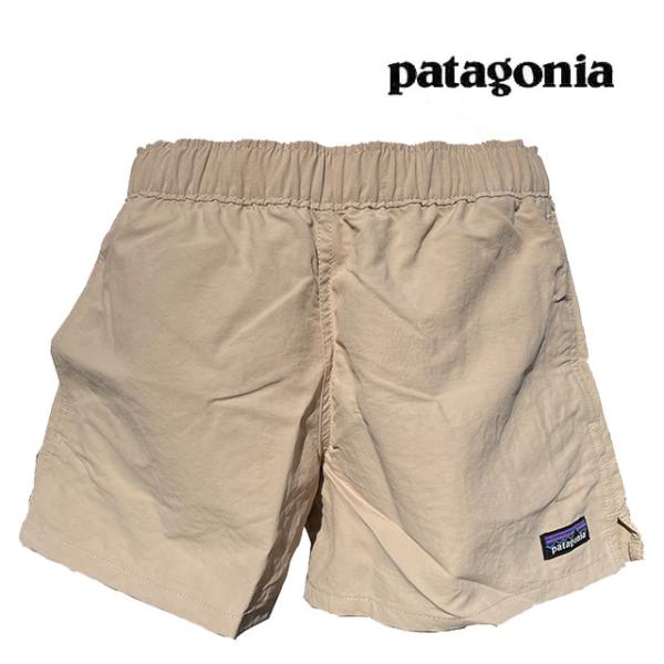 PATAGONIA �p�^�S�j�A ���f�B�[�X �V���[�g�p���c �x�A���[�E�o�M�[�Y WOMEN'S BARELY BAGGIES SHORTS - 2 1/2" ORTN OAR TAN 57044