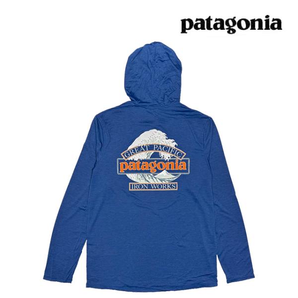 PATAGONIA パタゴニア キャプリーン クール デイリー フーディ グレート・ウェーブス CAP COOL DAILY HOODY GREAT WAVES CMBX CLEMENT BLUE 45499