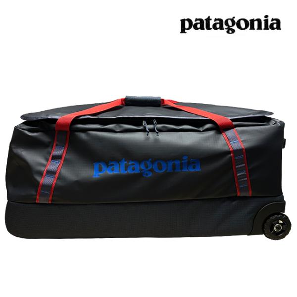 PATAGONIA パタゴニア ボストンバッグ ブラックホール ウィールド ダッフル 100L BLACK HOLE WHEELED DUFFEL 100L SMRE SMOLDER BLUE W/AMANITA RED 49388