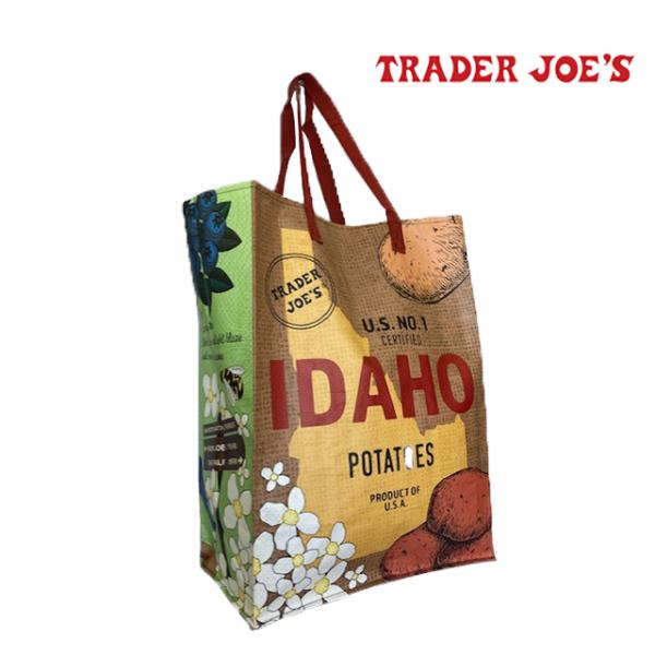 TRADER JOE'S トレーダー ジョーズ リユーザブル グロッサリー バッグ REUSABLE GROCERY BAG IDAHO