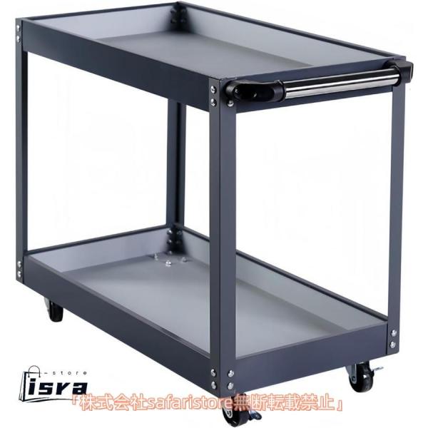 ツールワゴン 3段 高さ73cm*幅72cm*奥行35.5cm 耐荷重300kg キャスター付き ツールカート スチール 工具ワゴン ツールトロリー 使いやすい 快適設計