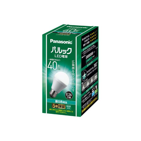 Panasonic（パナソニック） LED電球 LDA4N-G/K4 昼白色相当 40形相当