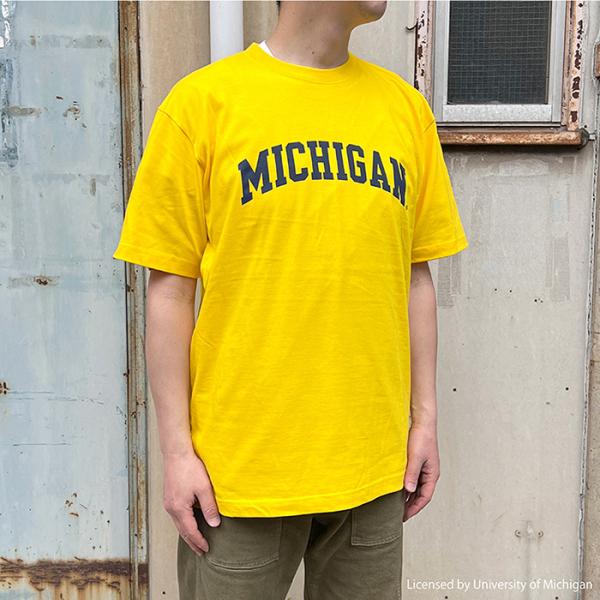 UCLA MICHIGAN大学 ミシガン カレッジプリントTシャツ カレッジ ロゴ