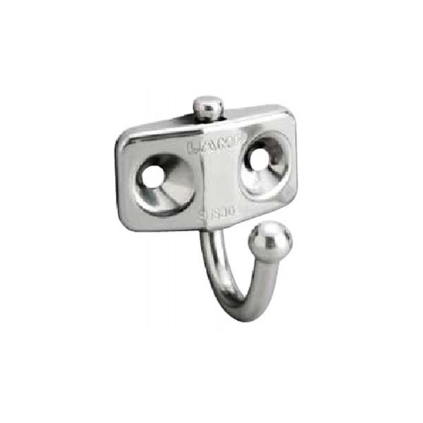 材質:ステンレス製（SUS304）付属品:十字穴付皿木ねじ3.5×20（ステンレス鋼）フック部は180°回転し、フリクション（抵抗機能）が振動による首振りを防止します。フック部先端が球状なので、安心してご使用いただけます。※ポスト投函のため...