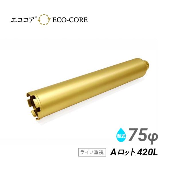 コアビット Aロット 75φ 420L エココア