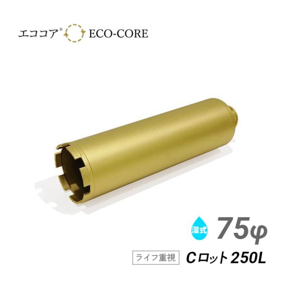 コアビット Cロット 75φ 250L エココア