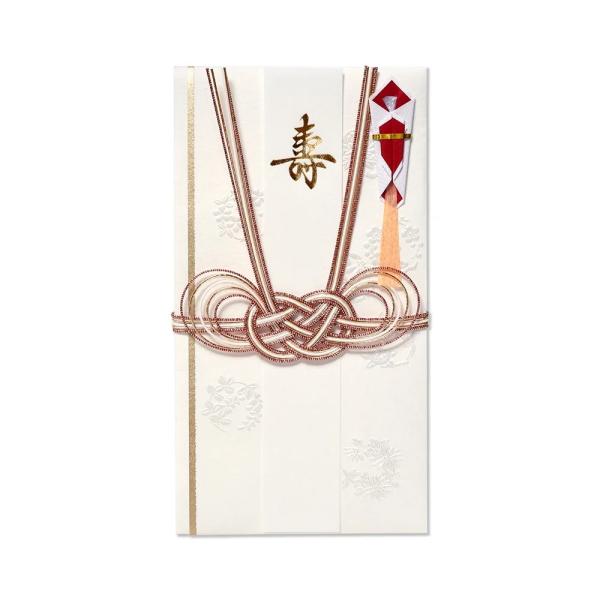 G.C.PRESS　祝儀袋　寿　花丸文　中　金　041-03