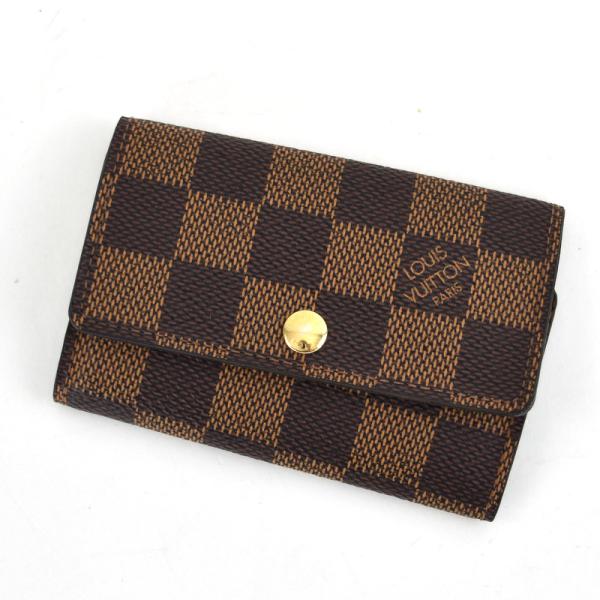 ルイヴィトン ダミエ ミュルティクレ6 キーケース ブラウン N62630 美品 LOUIS VUITTON（ルイ・ヴィトン） キーケース レディース