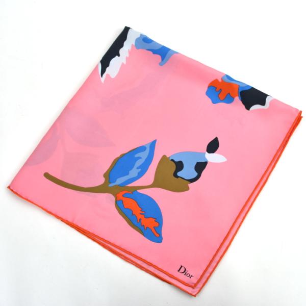 Christian Dior ディオール スカーフ レディース フラワー