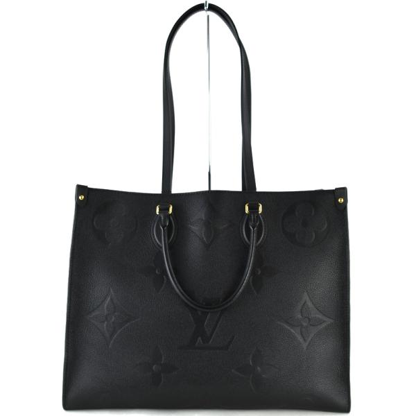 【美品】ルイヴィトン　アンプラント　オンザゴーGM トートバッグ　ハンド　黒 オンザゴー（LOUIS VUITTON） ルイヴィトン バッグ レディース