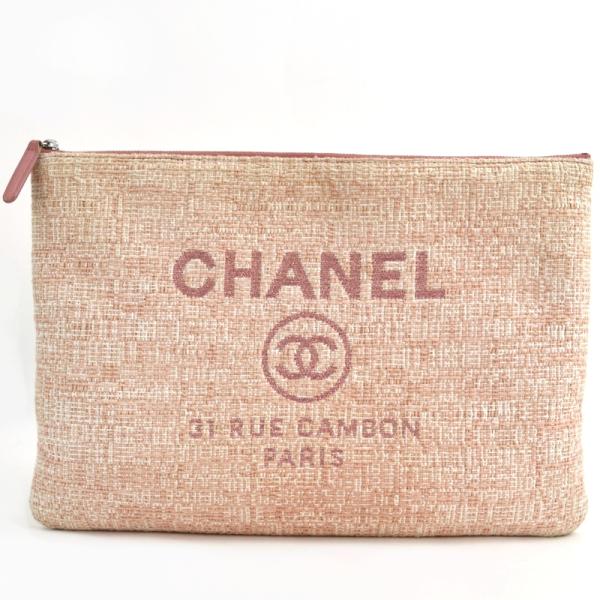 CHANEL ホワイトレザー クラッチバッグ 210.jpg