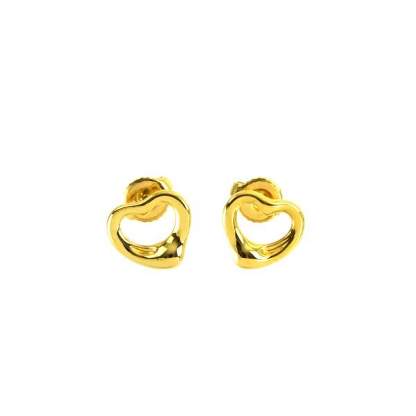 もも様　極美品✨️　ティファニー　オープンハート　ピアス 18K ゴールド TIFFANY&Co.（ティファニー） ピアス レディース 18金 オープンハート