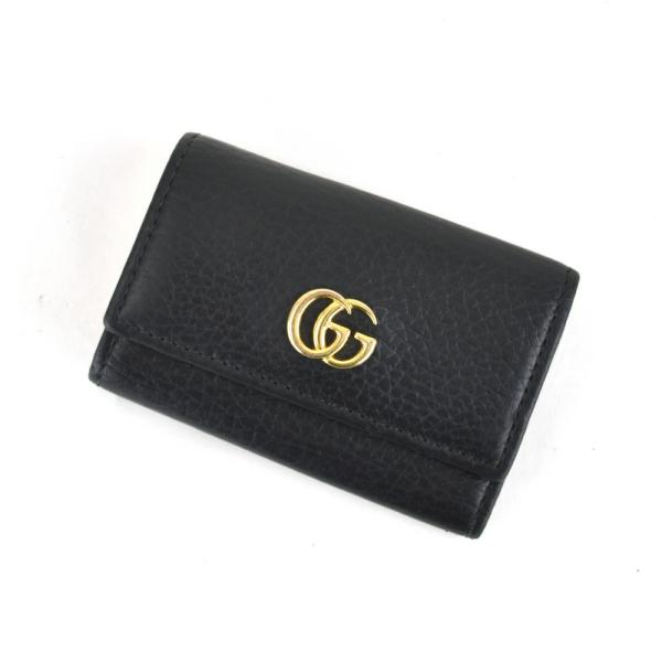 GUCCI（グッチ） キーケース ダブルG 456118 6連 三つ折り 折りたたみ