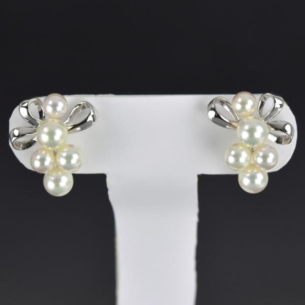 MIKIMOTO（ミキモト） イヤリング レディース シルバー パール 約4.7mm