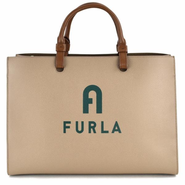 FURLA フルラ 2WAYトート ヴァーシティ ロゴ ハンドバッグ