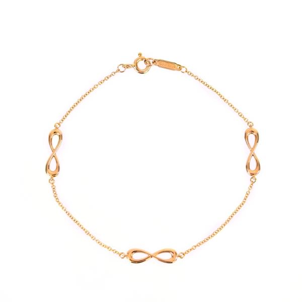 TIFFANY&Co.（ティファニー） ブレスレット 18金 インフィニティ 2.2g