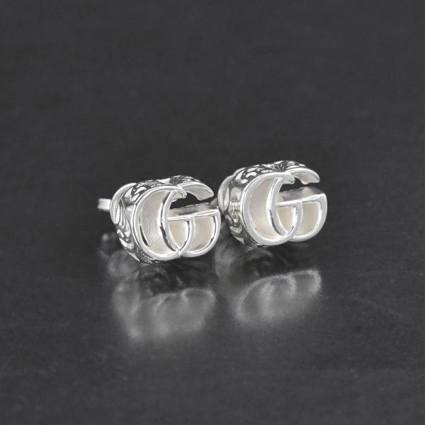 ダブルG グッチ ピアス SV925 スターリングシルバー 770758 ジュエリー