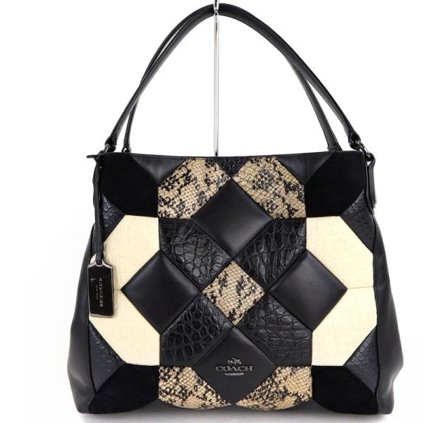 【美品】COACH コーチ パッチワーク トートバッグ ハンドバッグ COACH（コーチ） バッグ レディース パッチワークレザー トートバッグ