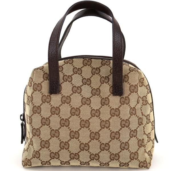 グッチ GUCCI ミニハンドバッグ 【30458 002122】ブラウン GGキャンバス グッチ バッグ ミニハンドバッグ 124542 ベージュ