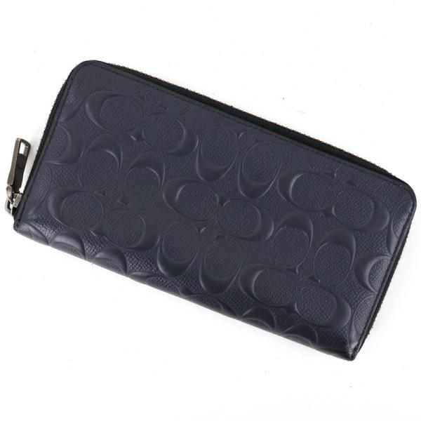 COACH（コーチ） 長財布 レディース メンズ シグネチャー ラウンド