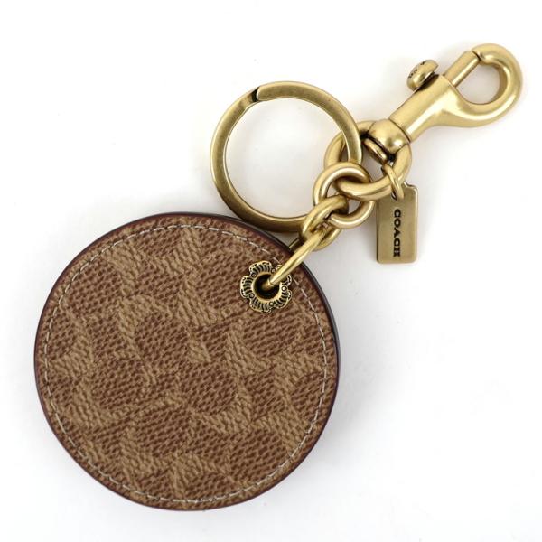 極美品　COACH バッグ型　レザー　キーホルダー COACH コーチ ミラー バッグ チャーム シグネチャー キャンバス