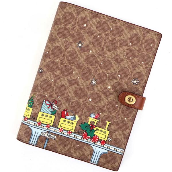 COACH（コーチ） ノートブック・シグネチャー キャンバス・ホリデー