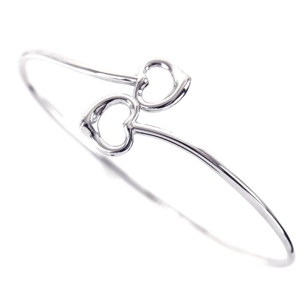 Elsa Peretti ティファニー バングル ダブル オープンハート SV925