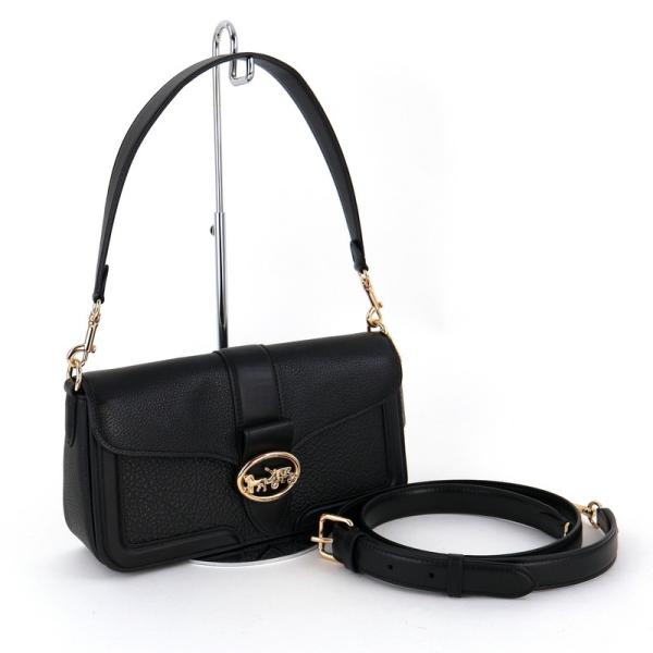 COACH コーチ レザー 2way ビジネスバッグ ショルダーバッグ COACH（コーチ） COACH 2WAY ショルダーバッグ ロゴ レザー ブラック