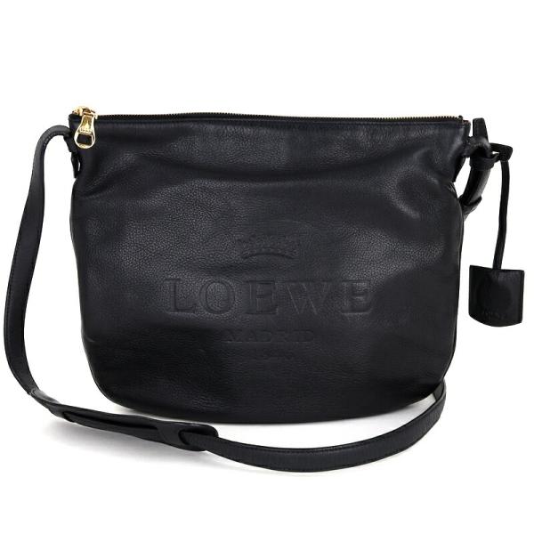 LOEWE（ロエベ） バッグ 中古 ショルダーバッグ レザー ブラック