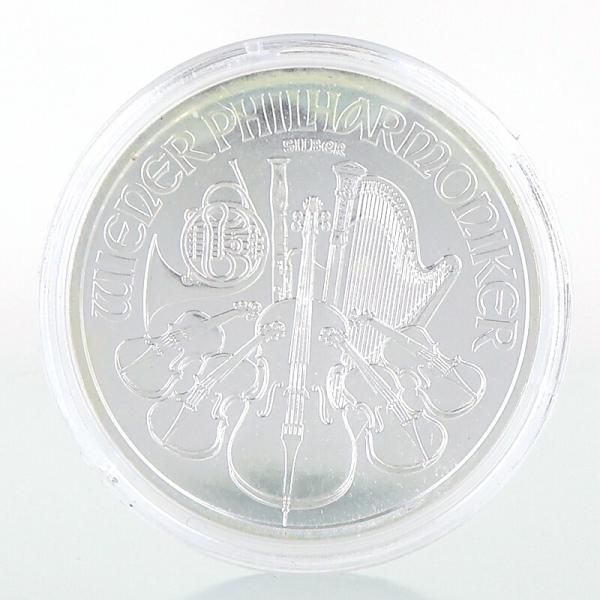 ウィーンハーモニー銀貨 SV1000 純銀コイン 1oz 31.1g ケース入り
