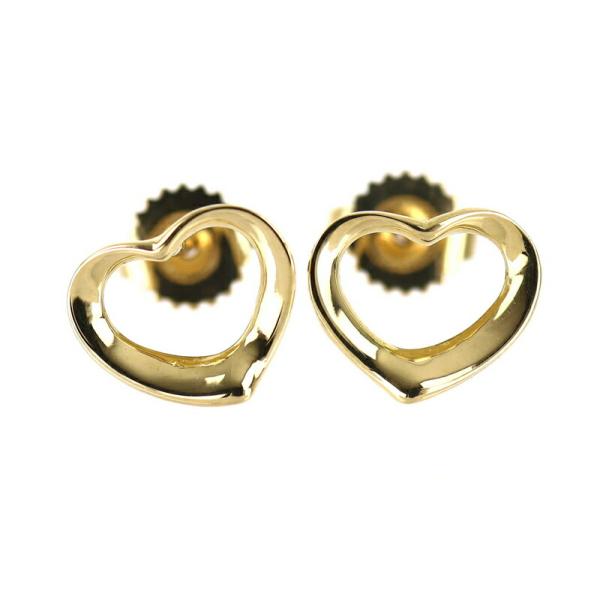 Elsa Peretti ティファニー ピアス レディース オープンハート 18k 18