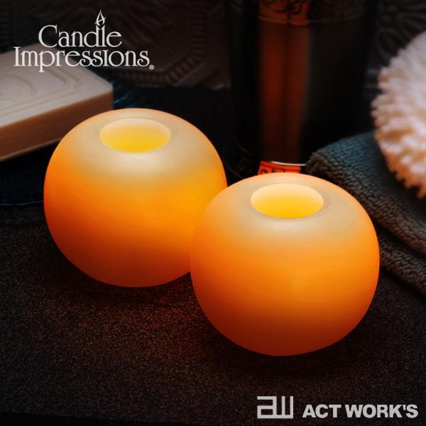 Candle Impressions フレームレスキャンドル ボールタイプ 2個入り Ledキャンドル キャンドルインプレッションズ アウトドア 子供 ペット Cdl 001 アクトワークス 通販 Yahoo ショッピング