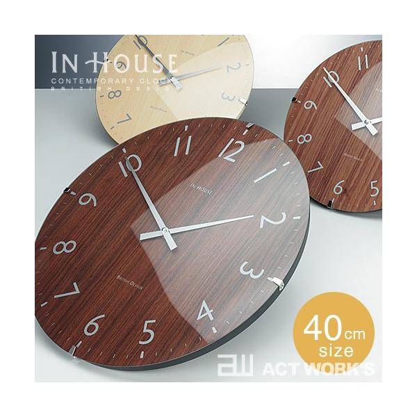 IN HOUSE h[NbN 40cm Dome Clock NW30 CnEX