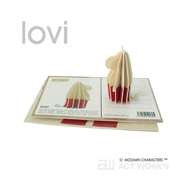 《こちらはメール便発送の商品です》フィンランドの白樺の木（バーチ材）から作られるlovi社のグリーティングカード＆オーナメント「ムーミン・ママ」です。同じフィンランドの人気キャラクター・ムーミンとコラボレートした「ムーミンコレクション」シリ...