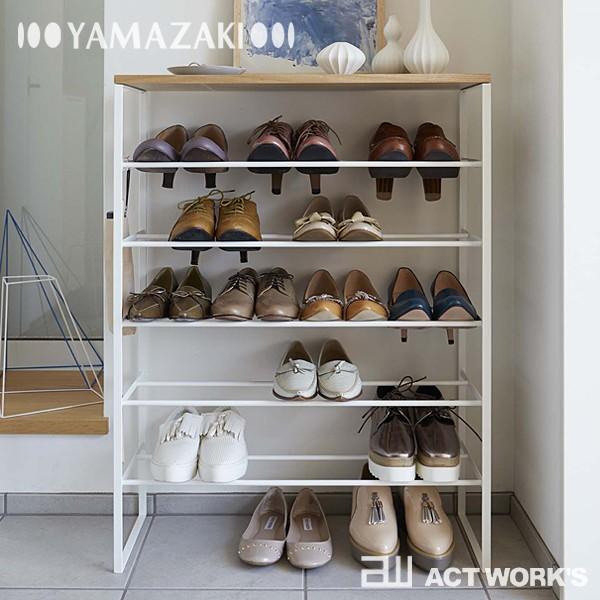 Yamazaki Tower 天板付きシューズラック 6段 山崎実業 タワー 靴箱 靴入れ シューズボックス スニーカー 革靴 ヒール 玄関収納 Buyee Buyee Japanese Proxy Service Buy From Japan Bot Online
