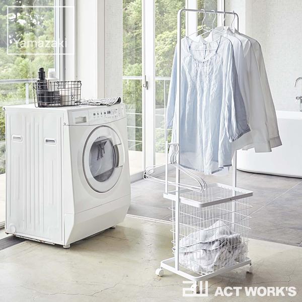Yamazaki Tower ランドリーハンガーカート セット 山崎実業 タワー ランドリーラック 収納 洗濯物 洗濯カゴ ランドリーバスケット 物干し ハンガー Ymz 145 アクトワークス 通販 Yahoo ショッピング