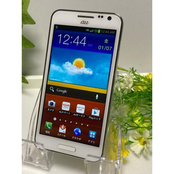 美品 GALAXY SII WiMAX ISW11SC au [セラミックホワイト] 古機種 アンドロイド 4.0.4 スマホ本体 A5751