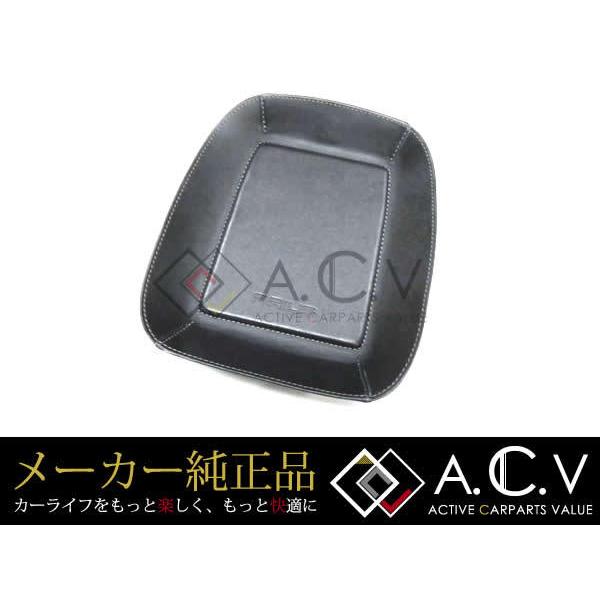 トヨタ 50系プリウス 純正コンソールトレイ 黒 本革 スマホ＆小物置き