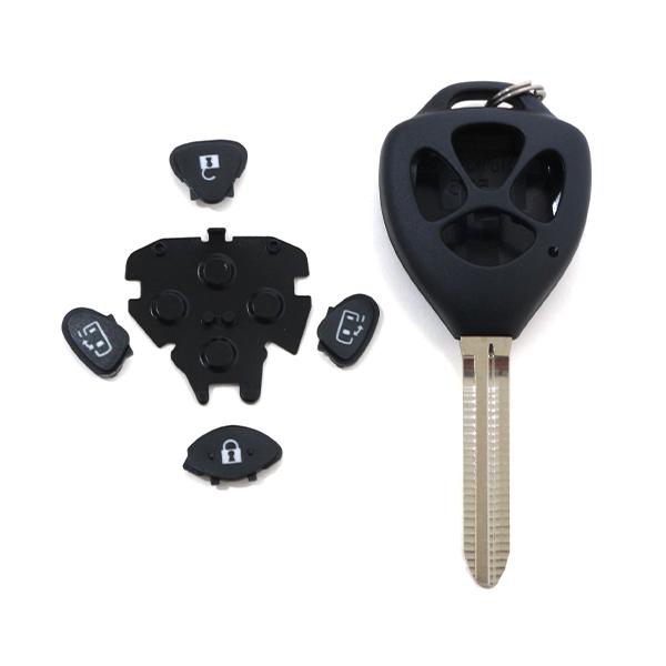 トヨタ純正 70系 ヴォクシー キーレス ブランクキー 4ボタン リモコン