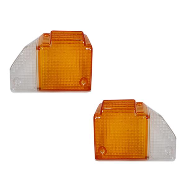 ランクル 前期 フロント ウィンカーレンズ 左右 セット 71 73 75 77 ランクル BJ HZJ PZJ 70 71 73 75 77 前期 純正 コーナーランプ 左右