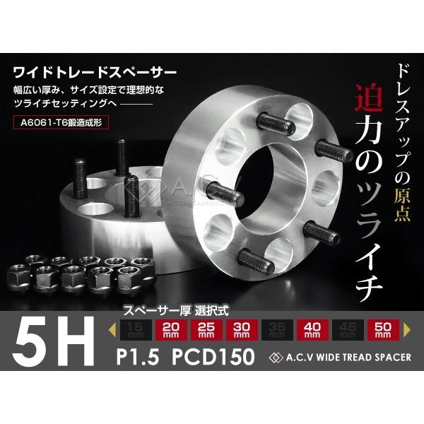ワイドトレッドスペーサー タンドラ 5穴 P.C.D150 5mm / 10mm 20mm