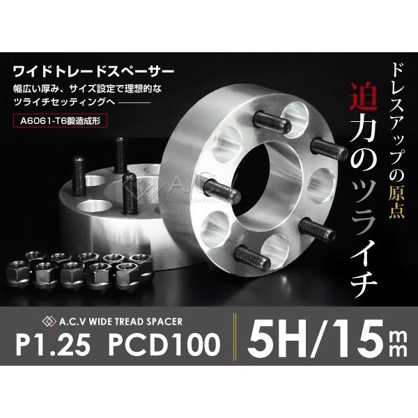 即出荷】 鍛造 100 4H 15mm 20mm P1.25 P1.5 ワイドトレッド