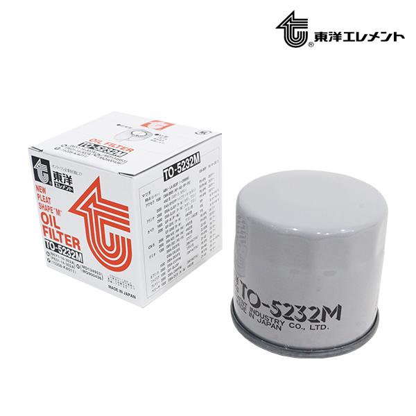 東洋エレメント オイルエレメント TO-5232M マツダ MX-30 DR8V3P 2023.07〜2024.04 N801-14-302 オイルフィルター 